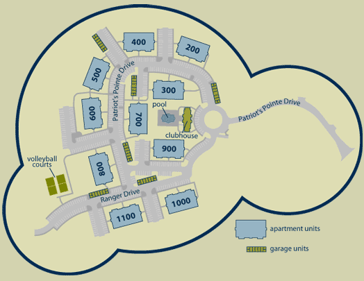 Site Plan - apartments in Hillsborough